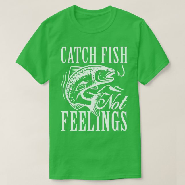 Fångstfiskar utan drag t shirt (Design framsida)
