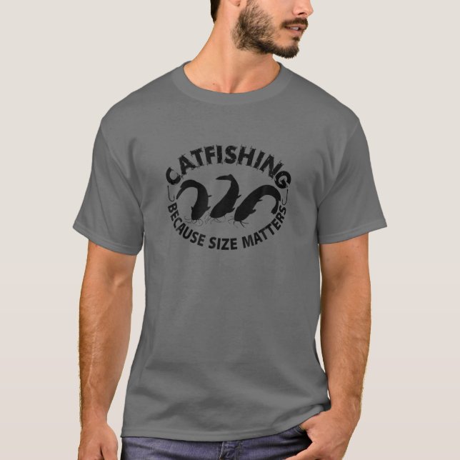 Fångstfiske Fiske efter daggfiske utanför dörr T Shirt (Framsida)