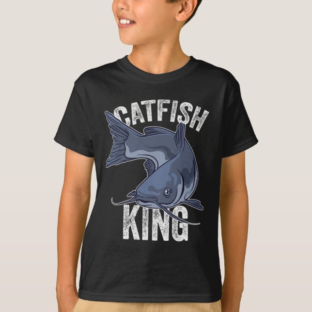 Fångstfiske i Kung T Shirt (Framsida)