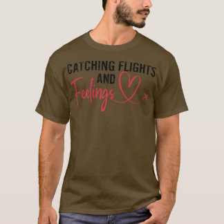 Fångstflyg, underbart Bride-frun Bröllop gift T Shirt