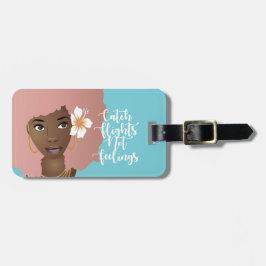 Fångstflygning utan beläggning, Flower Rosa Afro, Bagagebricka