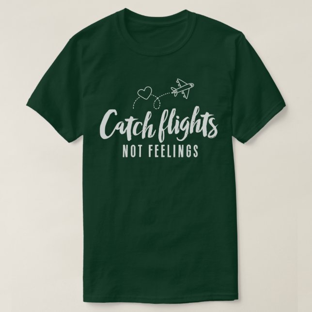 Fångstflygningar, ej utmatningar t shirt (Design framsida)