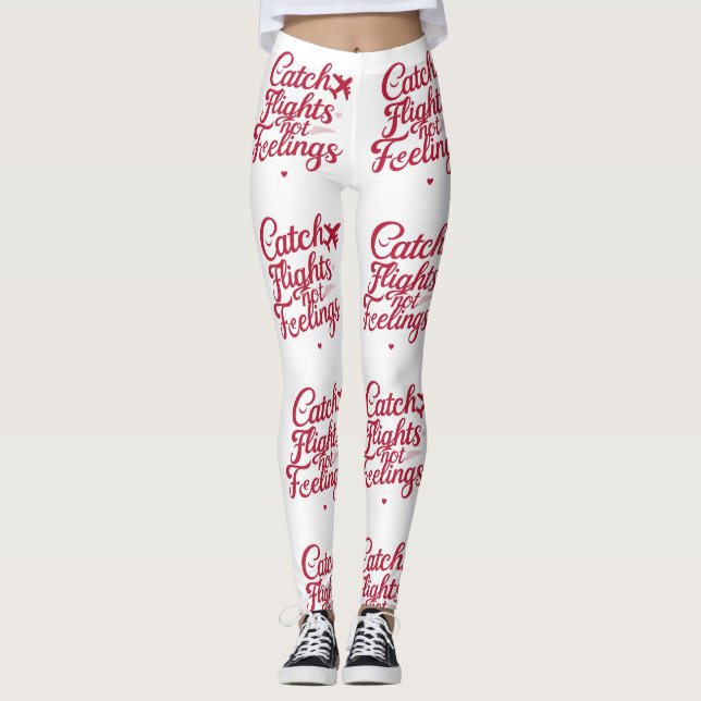 Fångstflygningar utan armar - kvinnligt resgods leggings (Framsida)