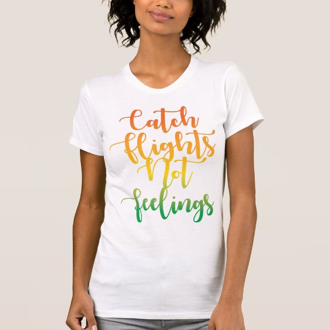 Fångstflygningar utan feeling, offert t shirt (Framsida)