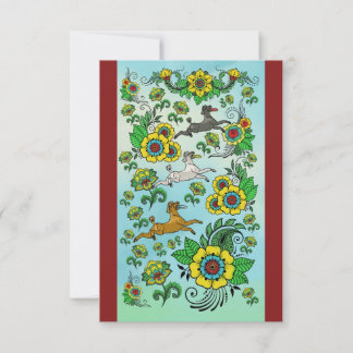 Fångstkort i tre Pudlar Tack Kort