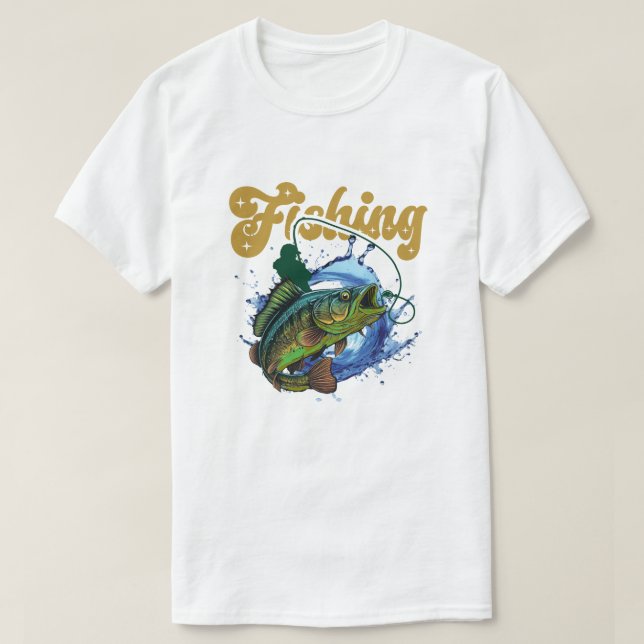Fångsttypografi t shirt design vektor illustration (Design framsida)