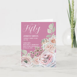 Fängt feminininfödelsedagskort med vattenfärg tack kort