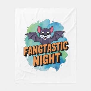 Fangtastisk natt fleecefilt