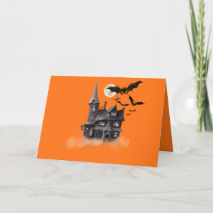 Fangtastisk Orange Halloween Kort