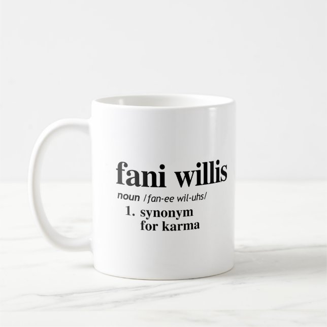 Fani Willis Definition Kaffemugg (Vänster)