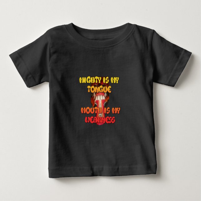 Fånig Ansikte: Tunga-ut-uttryck i Humor Tee Shirt (Framsida)