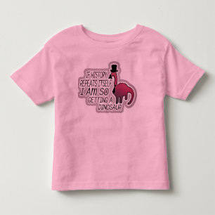 Fånig Barn T, Pet Dinosaur T-shirt