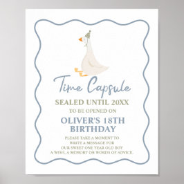 Fånig Blått Grönt 1: a födelsedagstidskapsel Poster