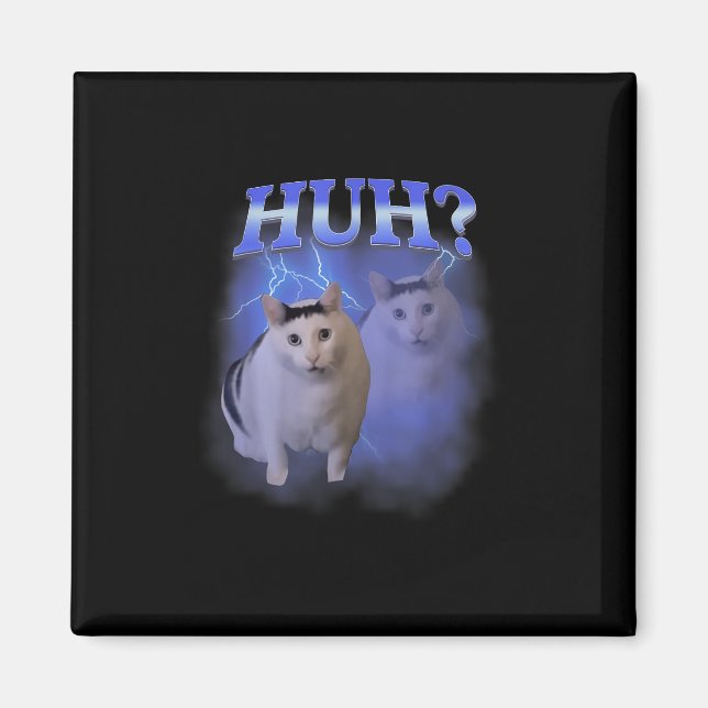 Fånig Cat Meme Funny Odely Bootleg Specific Da Magnet (Framsidan)