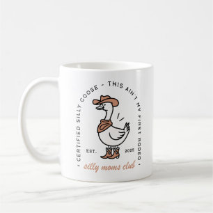 Fånig, cowboyflicka mamma klubb, lustigt land djur kaffemugg