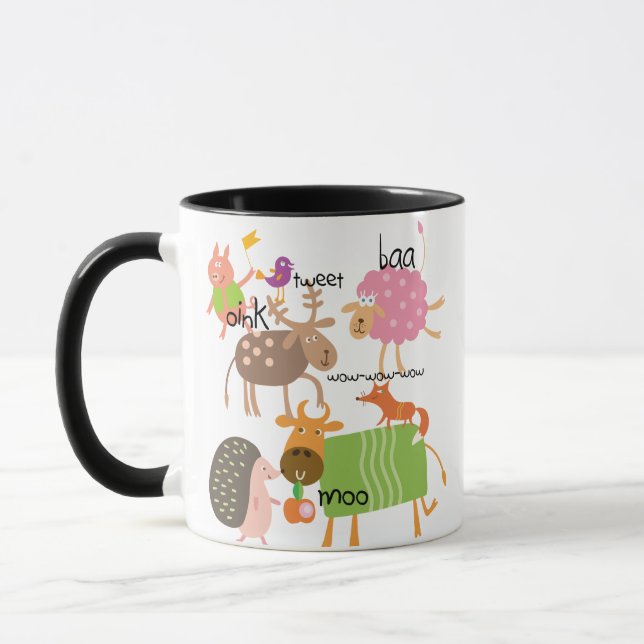 Fånig Djur Mugg (Vänster)