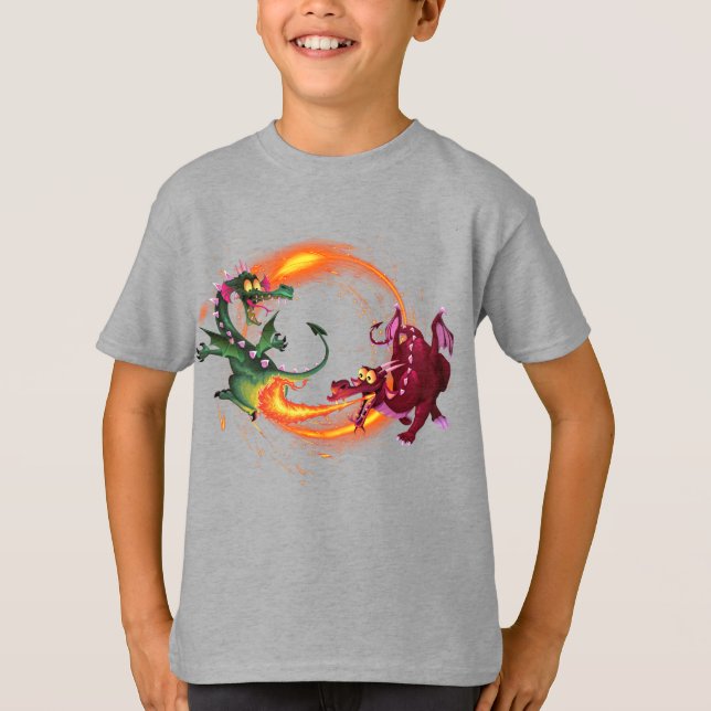 Fånig Dragons T Shirt (Framsida)