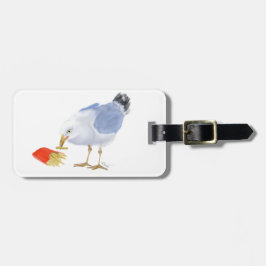 Fånig Fiskmås-bagagetag Bagagebricka