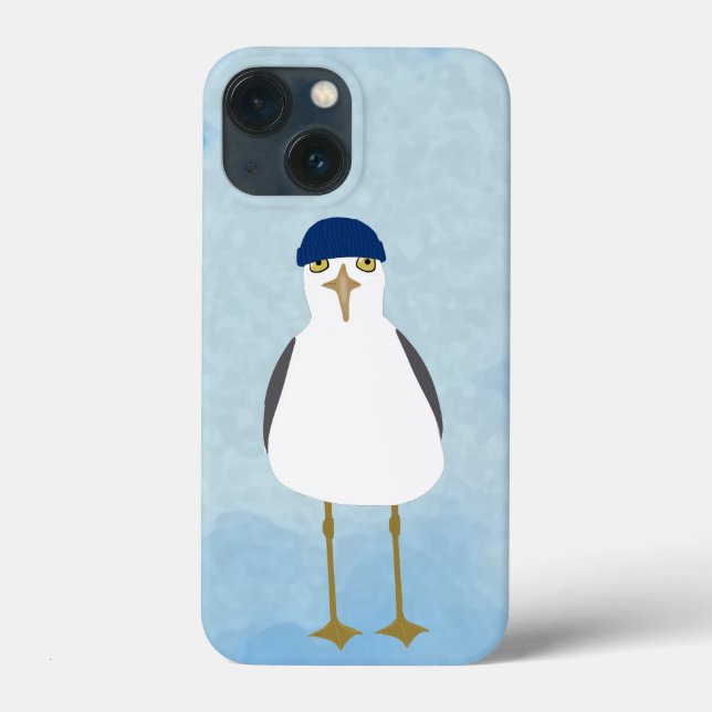 Fånig Fiskmås iphone case (Baksida)