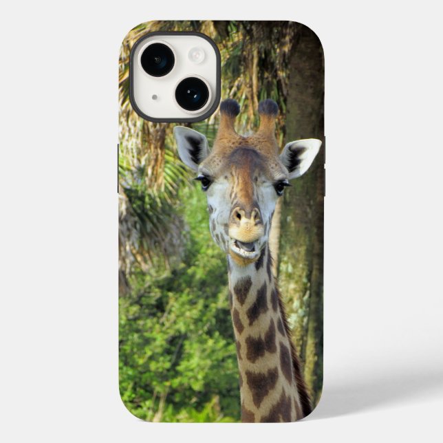 Fånig Giraffe Phone Case (Baksida)