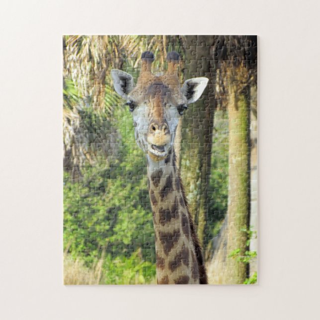 Fånig Giraffe Puzzle Pussel (Vertikal)