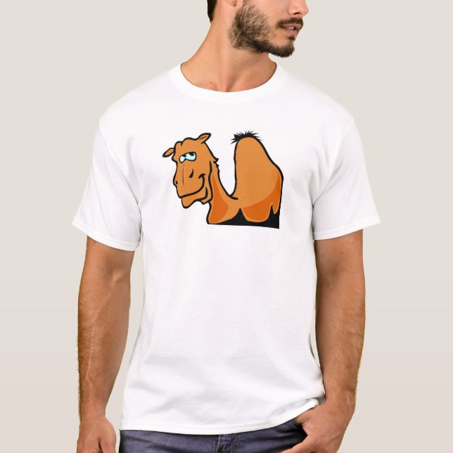 fånig goofy lycklig-kamel - Anpassad T-shirt (Framsida)