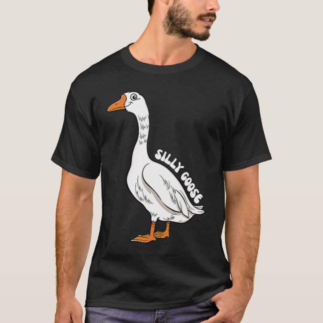 Fånig Goose 1 T Shirt (Framsida)