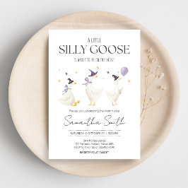 Fånig Goose Baby Shower Inbjudningar