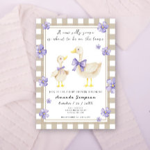 Fånig Goose Baby Shower