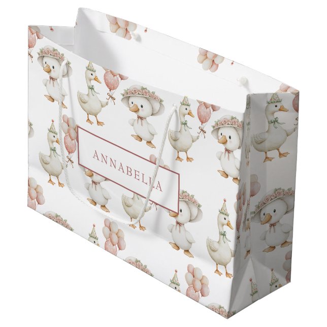 Fånig Goose Blomsterträdgård Mushroom 1:a födelsed (Framsidan Vinklad)