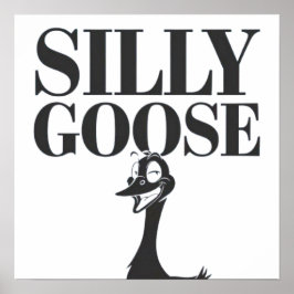 Fånig goose, Lung Goose, Goose Älskare Poster
