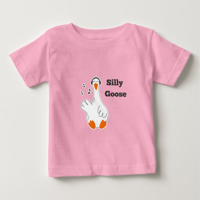 Fånig goose, Lung Goose, Goose Älskare T Shirt (Framsida)