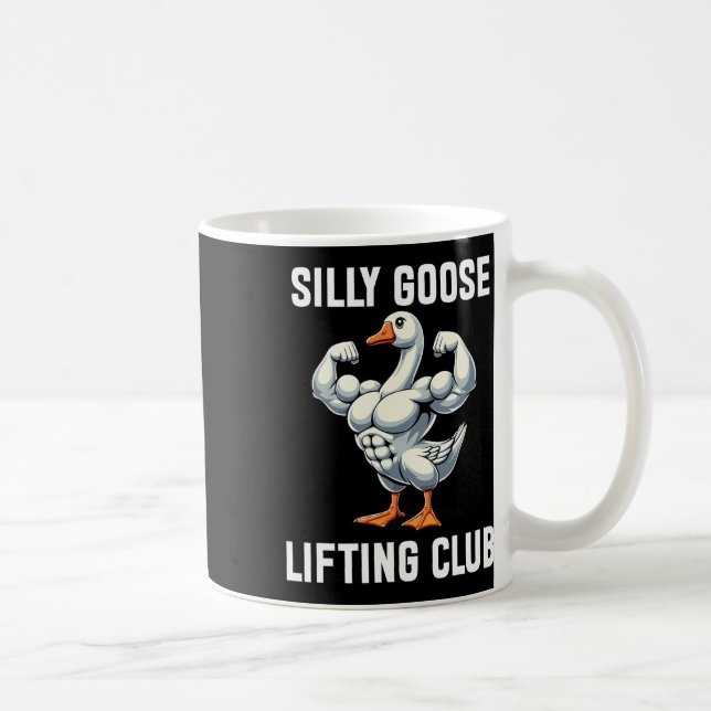 Fånig Goose Lyftande Klubb Kaffemugg (Höger)