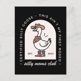 Fånig goose mamma mamma cowboyrektor helg vykort