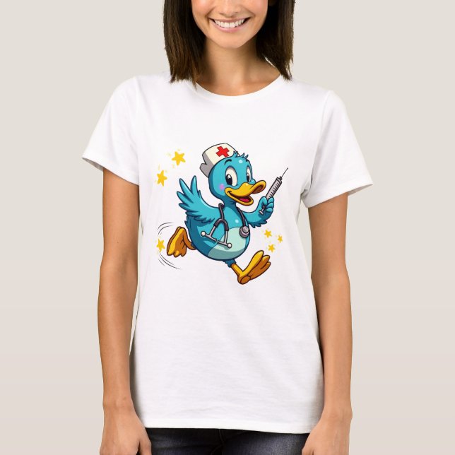 Fånig Goose Nurse - Nursing Student Gift for Nurse T Shirt (Framsida)
