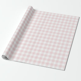 Fånig Goose Rosa Gingham Födelsedagsfest Presentpapper