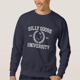 Fånig Goose Universiteten Lång Ärmad Tröja