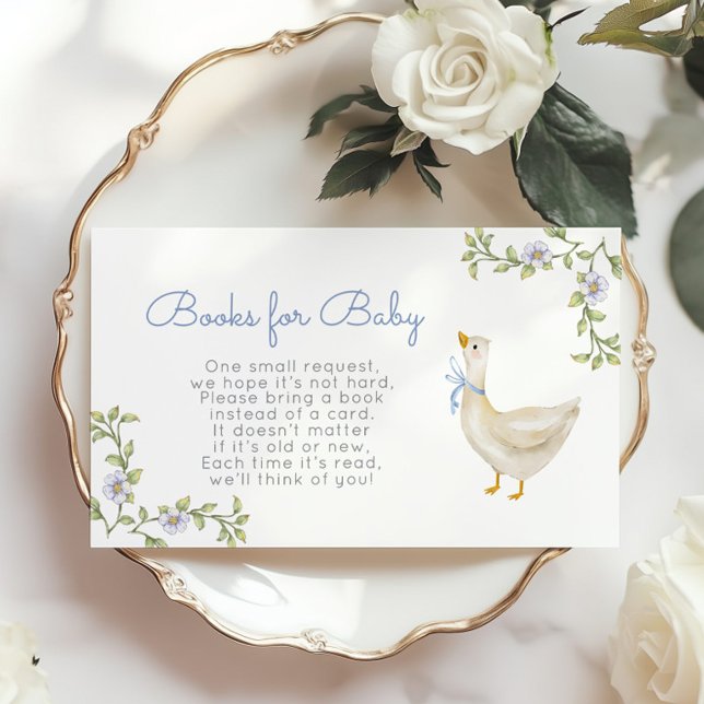 Fånig Goose Wildblomma Bokar för baby biljett Tilläggskort (Skapare uppladdad)