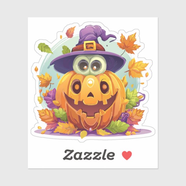 Fånig Halloween Monster Klistermärken (Ark)