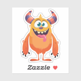 Fånig Halloween Monster Klistermärken