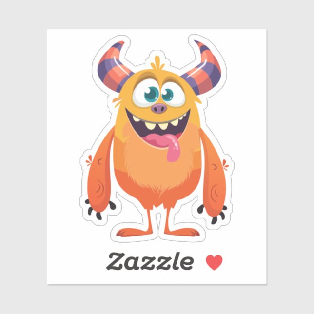 Fånig Halloween Monster Klistermärken (Ark)