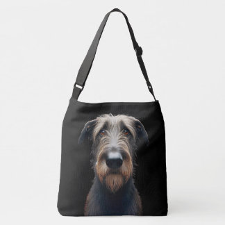 Fånig Irish Wolfhound Tote Bag Axelväska