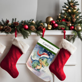 Fånig Julafton Dinosaur Stor Julstrumpa