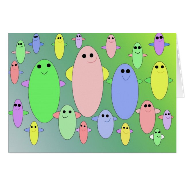 Fånig Jumping Beans OBS Kort (Framsidan Horizontal)