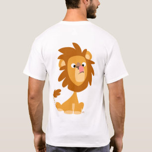 Fånig Lejont! tecknad T-shirt (baksida)