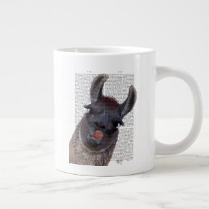 Fånig Llama Jumbo Mugg