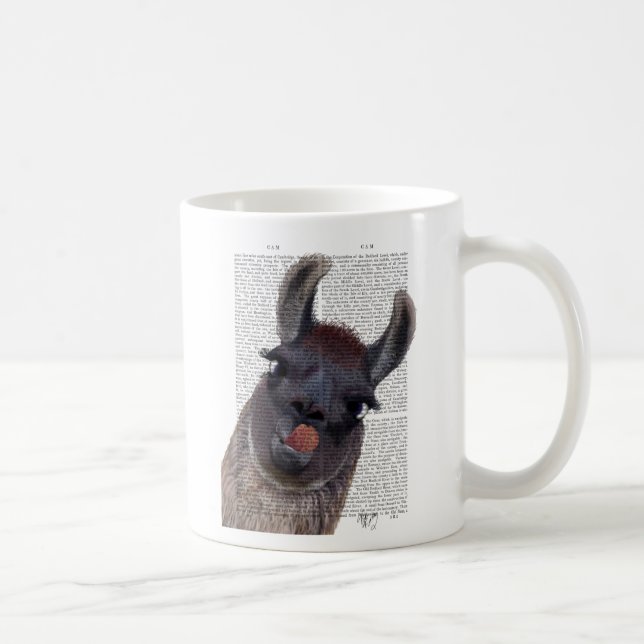 Fånig Llama Kaffemugg (Höger)
