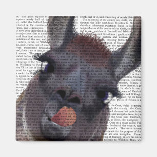 Fånig Llama Magnet