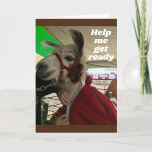 **FÅNIG LLAMA** SAY GRATTIS PÅ FÖDELSEDAGEN CARD KORT