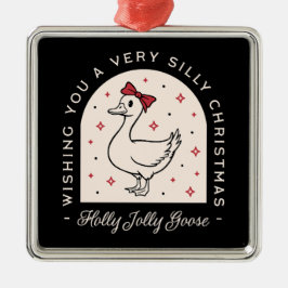 Fånig, lustigt jakt på husdjur Julsvart Julgransprydnad Metall